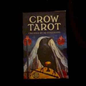 Crow tarot cards deck and guidebook